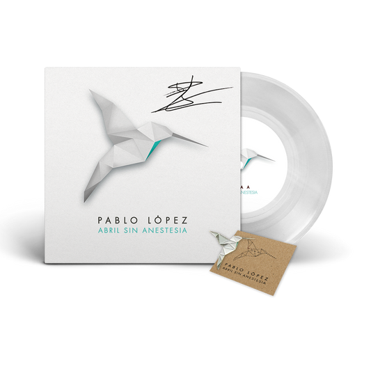 Abril Sin Anestesia - Vinilo 7" + Pin metálico (Edición Firmada y Exclusiva)
