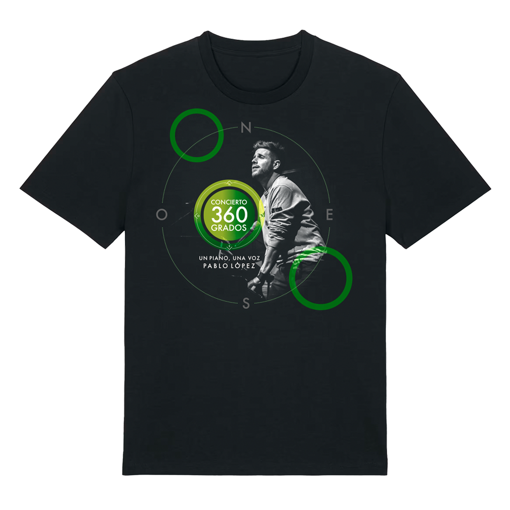 Camiseta Negra Tour 360º